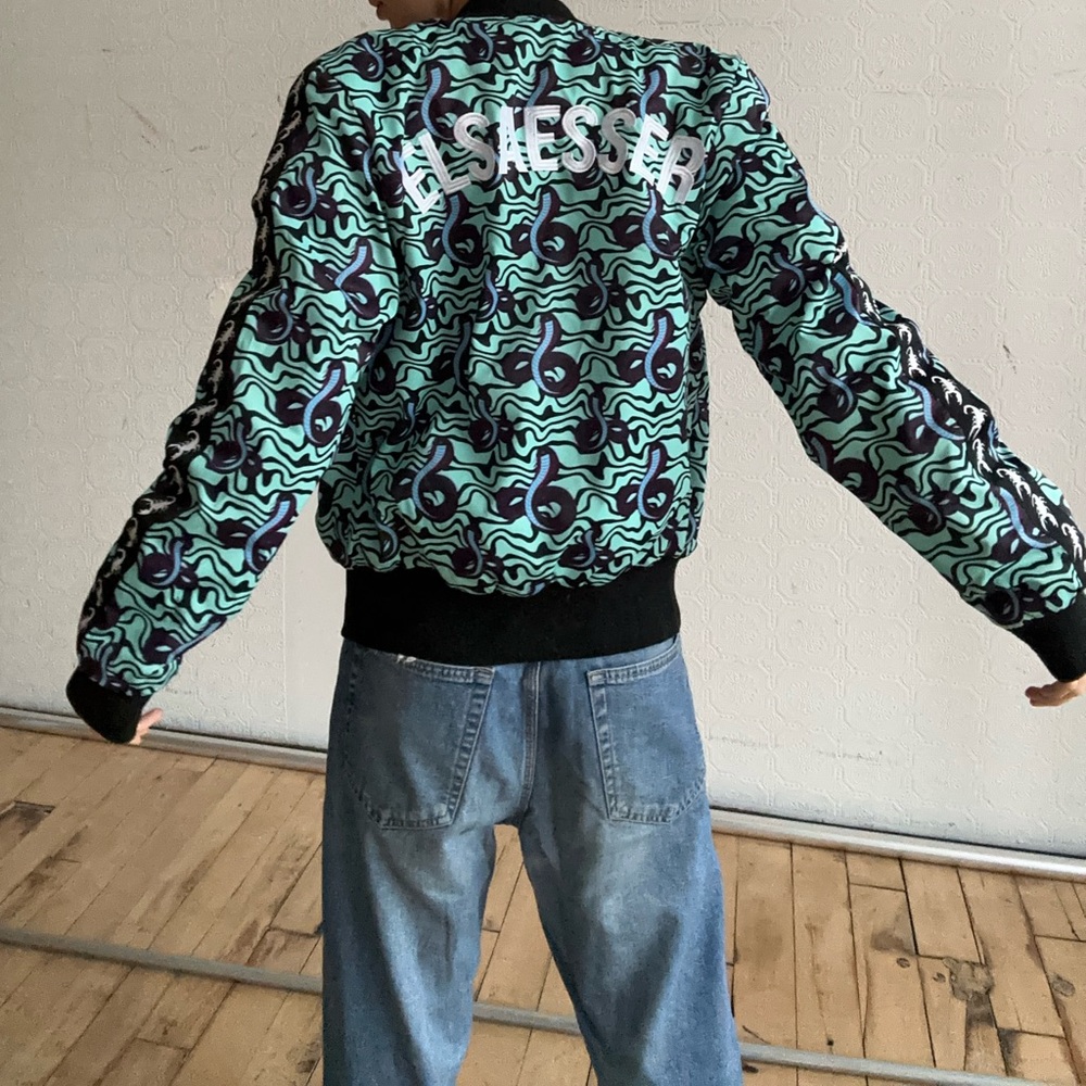 Hayley Elsaesser Serpentine Bomber Jacket